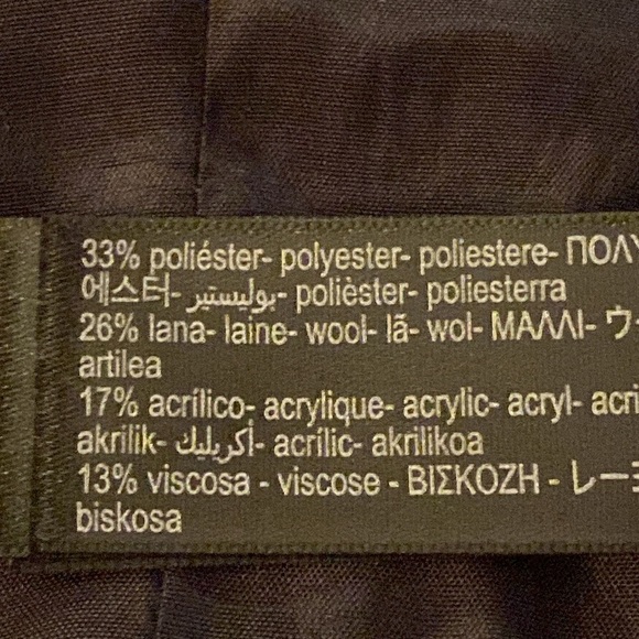 NWT. Massimo Dutti Navy Blue Textured Jacket with Golden Buttons. Size S. - Picture 13 of 14